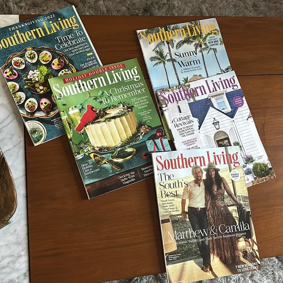 Southern Living Other - New southern living magazines Nov 2023 Dec 2023 Jan/Feb 2024 Mar2024 april 2024